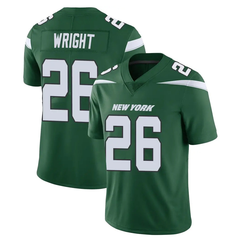 NY.Jets #26 Nahshon Wright Player Green Limited Vapor Home Game BALCE Stitched Jerseys