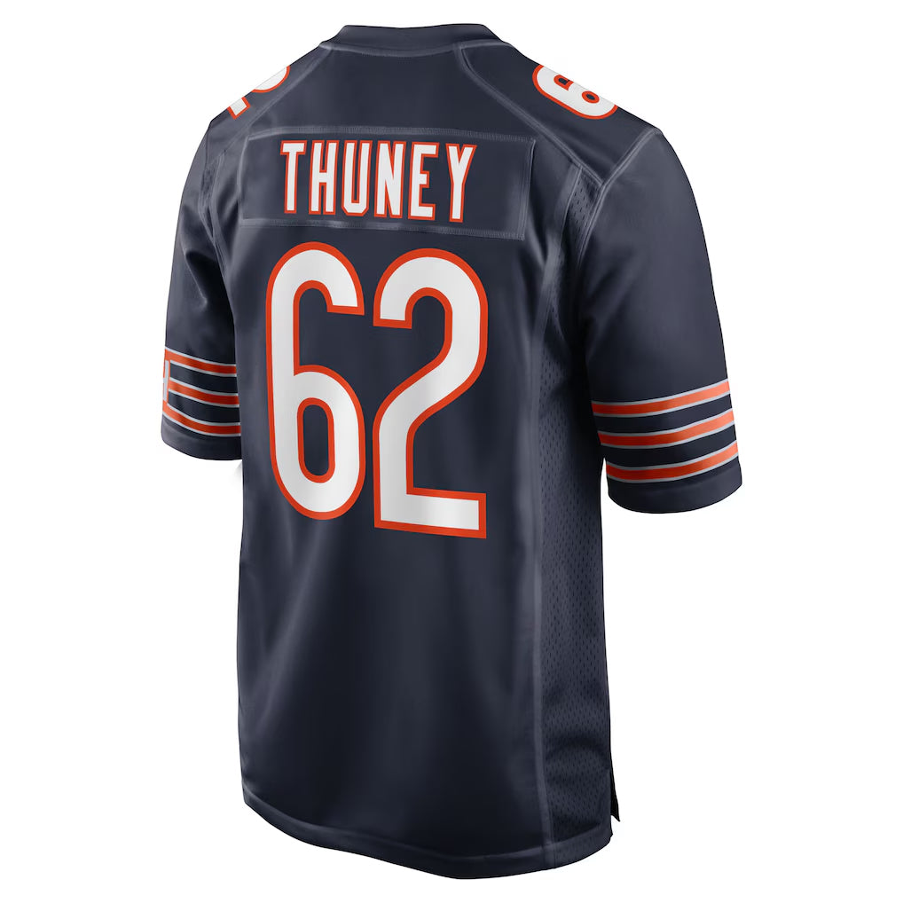 C.Bears #62 Joe Thuney Player Navy Home Game BALCE Stitched Jerseys