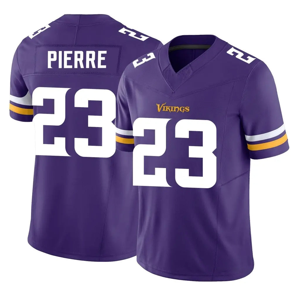 M.Vikings #23 James Pierre Player Purple Limited Vapor F.U.S.E. Home Game BALCE Stitched Jerseys