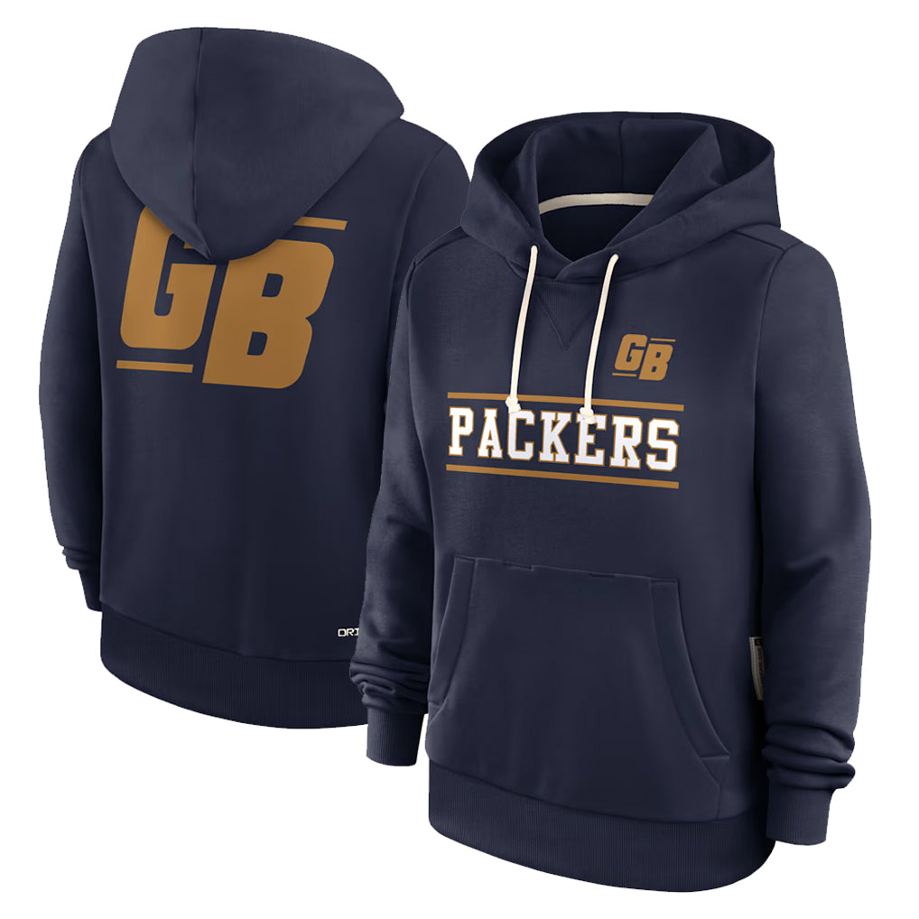 GB.Packers ## Packers Blank Player Navy The 1923 Classic Pullover Hoodies Limited Game BALCE Stitched Jerseys