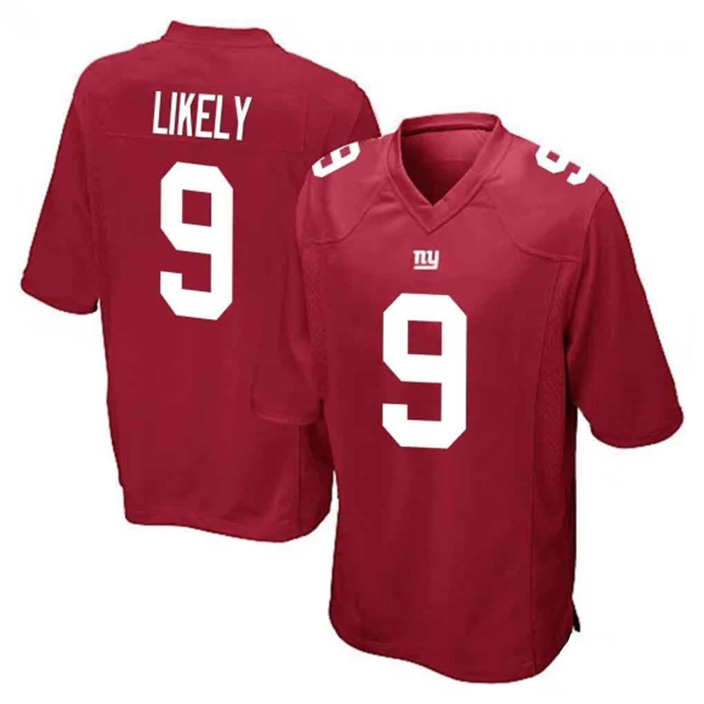 NY.Giants #9 Lsaiah Likely Player Red Home Game BALCE Stitched Jerseys