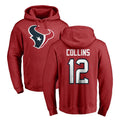 H.Texans #12 Nico Collins Player Red Pro Line Pullover Hoodie Limited Game BALCE Stitched Jerseys
