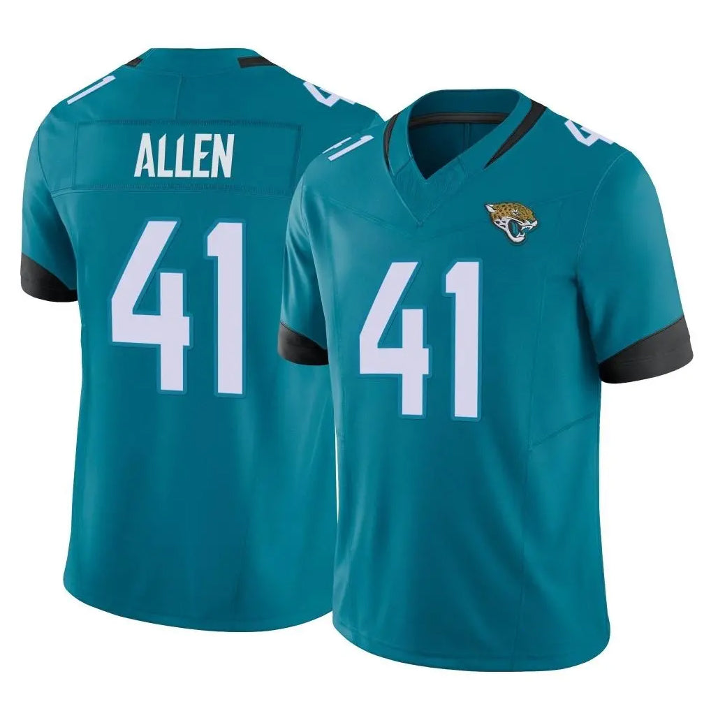 J.Jaguars #41 Josh Hines-Allen Player Teal Vapor F.U.S.E. Limited Home Game BALCE Stitched Jerseys