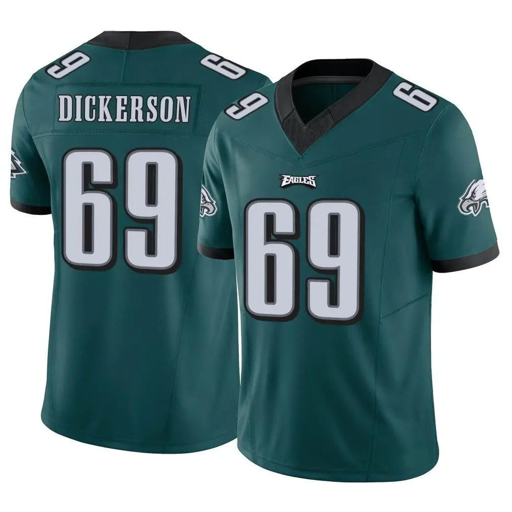 P.Eagles #69 Landon Dickerson Player Team Color Green Limited Vapor F.U.S.E. Home Game BALCE Stitched Jerseys