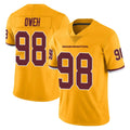 W.Commanders #98 Odafe Oweh Player Gold Limited Color Rush Home Game BALCE Stitched Jerseys