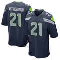 S.Seahawks #21 Devon Witherspoon Player Navy Home Game BALCE Stitched Jerseys