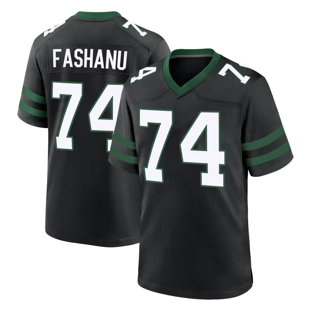 NY.Jets #74 Olu Fashanu Player Black Legacy Home Game BALCE Stitched Jerseys