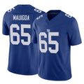 NY.Giants #65 Francis Mauigoa Player Royal Limited Vapor F.U.S.E. Home Game BALCE Stitched Jerseys
