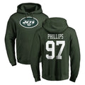 NY.Jets #97 Harrison Phillips Player Green LOGO Pullover Hoodies Limited Game BALCE Stitched Jerseys