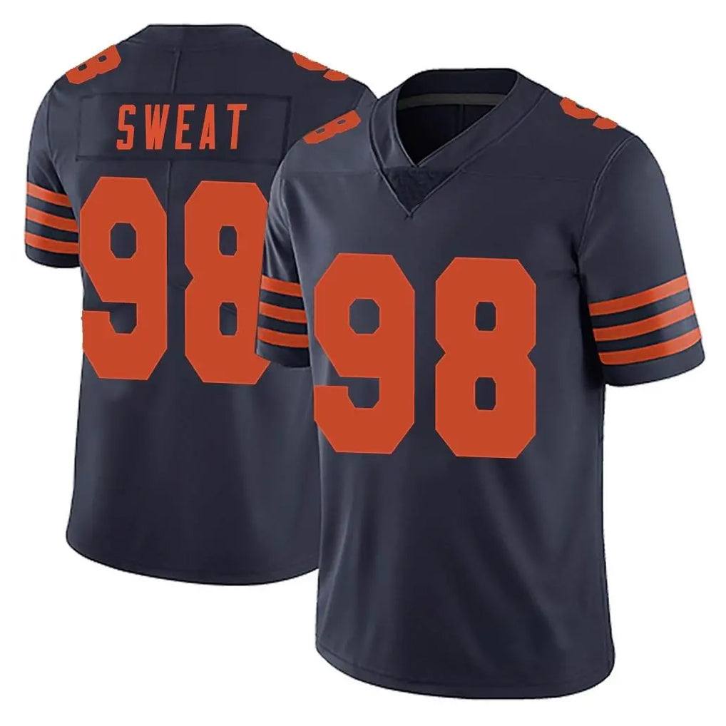 C.Bears #98 Montez Sweat Player Navy Blue Alternate Vapor Untouchable Limited BALCE Stitched Jerseys