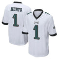 P.Eagles #1 Jalen Hurts Player White Home Game BALCE Stitched Jerseys