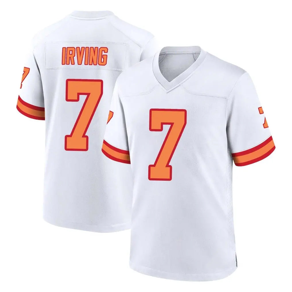 TB.Buccaneers #7 Bucky Irving Player White '76 Home Game BALCE Stitched Jerseys