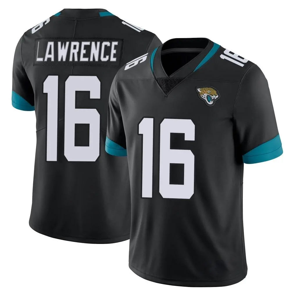 J.Jaguars #16 Trevor Lawrence Player Black Vapor Untouchable Limited Home Game BALCE Stitched Jerseys