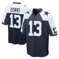 D.Cowboys #13 Caleb Downs Player Navy-White Alternate Home Game BALCE Stitched Jerseys