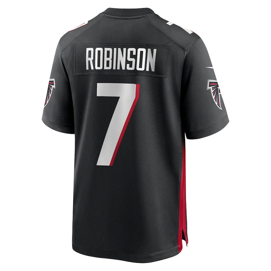 A.Falcons #7 Bijan Robinson Player Black Game Home BALCE Stitched Jerseys