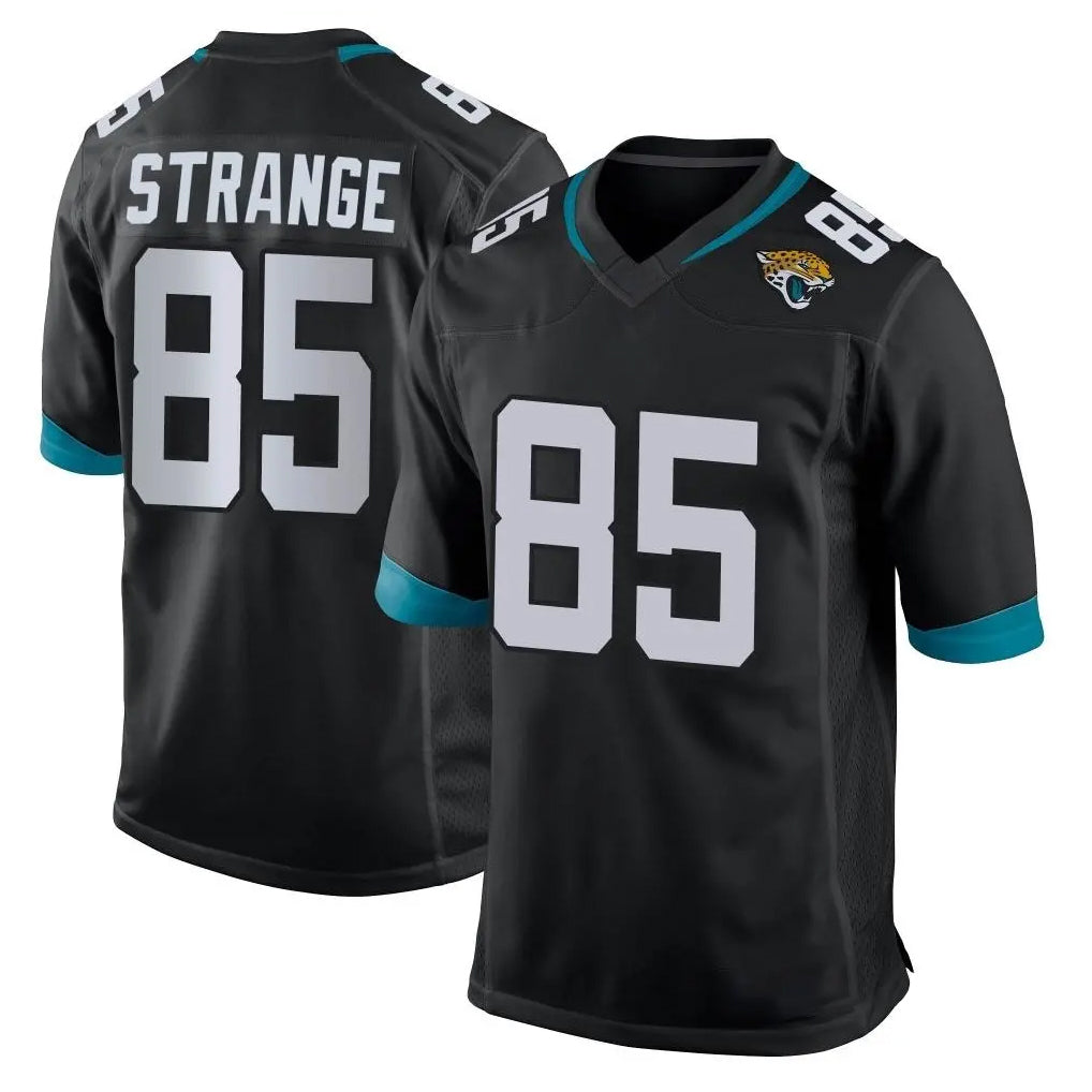 J.Jaguars #85 Brenton Strange Player Black Home Game BALCE Stitched Jerseys