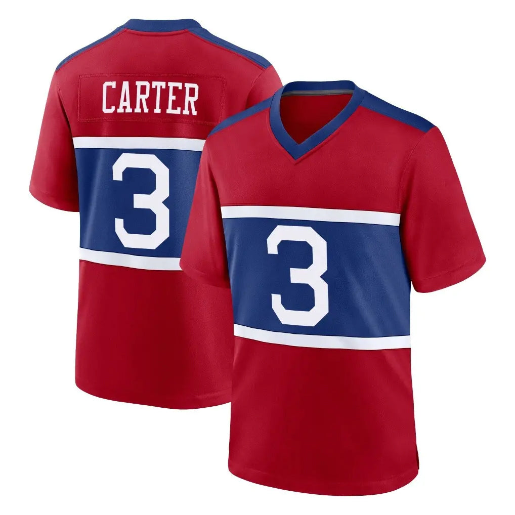 NY.Giants #3 Abdul Carter Player Red Century Home Game BALCE Stitched Jerseys