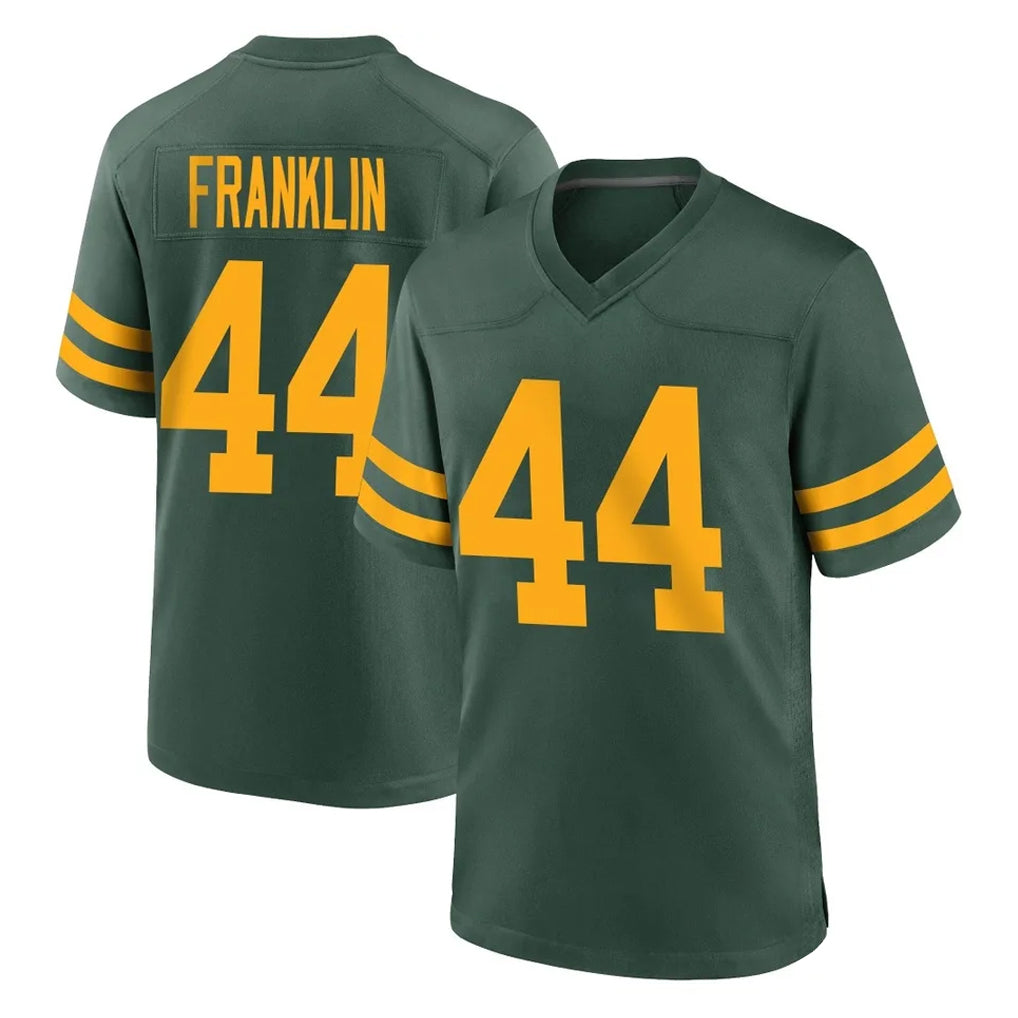 GB.Packers #44 Zaire Franklin Player Green Alternate Home Game BALCE Stitched Jerseys