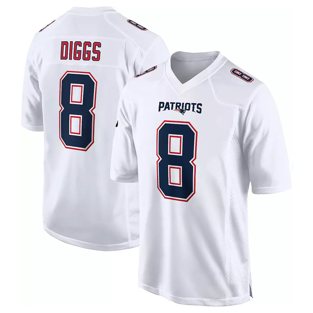 NE.Patriots #18 Kyle Williams Player White Fashion Limited Home Game BALCE Stitched Jerseys
