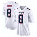 NE.Patriots #18 Kyle Williams Player White Fashion Limited Home Game BALCE Stitched Jerseys