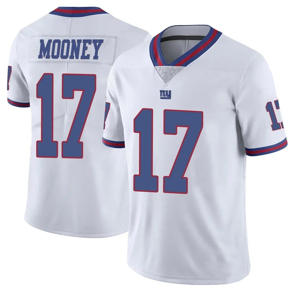 NY.Giants #17 Darnell Mooney Player White Color Rush Home Game BALCE Stitched Jerseys