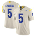 LA.Rams #5 Kamren Kinchens Player Bone Limited Vapor Home Game BALCE Stitched Jerseys
