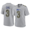 LA.Rams #3 Kam Curl Player Gray Atmosphere Fashion Home Game BALCE Stitched Jerseys