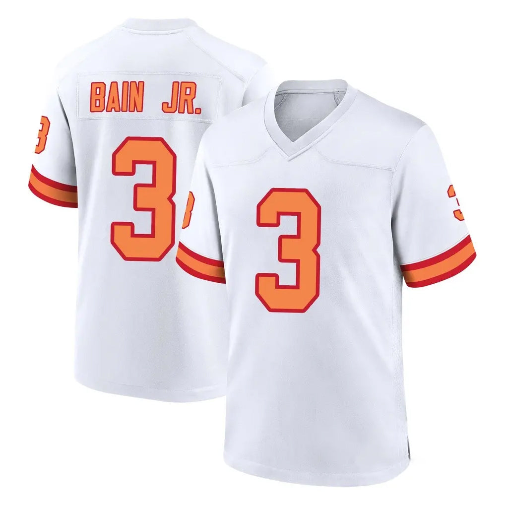 TB.Buccaneers #3 Rueben Bain Jr. Player White '76 Home Game BALCE Stitched Jerseys