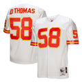 KC.Chiefs #58 Derrick Thomas Player White Mitchell & Ness 1994 Throwback Retired BALCE Stitched Jerseys