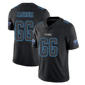 T.Titans #66 Fernando Carmona Jr. Player Black Impact Limited Home Game BALCE Stitched Jerseys