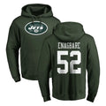 NY.Jets #52 Kingsley Enagbare Player Green LOGO Pullover Hoodies Limited Game BALCE Stitched Jerseys