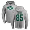 NY.Jets #85 Mason Taylor Player Gray LOGO Pullover Hoodies Limited Game BALCE Stitched Jerseys