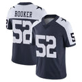 D.Cowboys #52 Tyler Booker Player Navy-White Limited Alternate Vapor Untouchable Home Game BALCE Stitched Jerseys