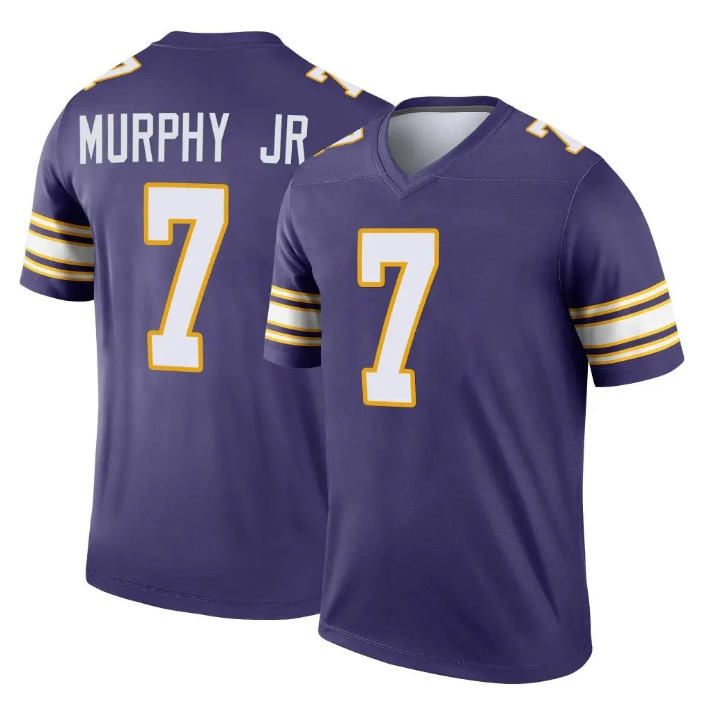 M.Vikings #7 Byron Murphy Jr. Player Purple Limited Classic Home Game BALCE Stitched Jerseys