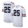 C.Bears #25 Kyle Monangai Player White Classic Home Game BALCE Stitched Jerseys