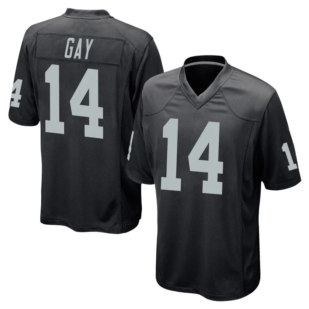 LV.Raiders #14 Matt Gay Player Black Home Game BALCE Stitched Jerseys