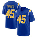 LA.Chargers #45 Tuli Tuipulotu Player Royal Home Game BALCE Stitched Jerseys