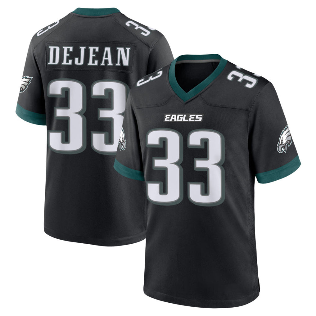 P.Eagles #33 Cooper DeJean Player Black Game Home BALCE Stitched Jerseys