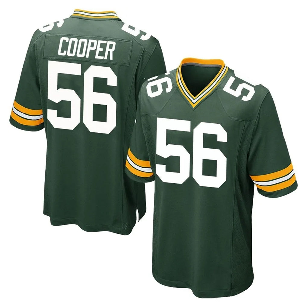 GB.Packers #56 Edgerrin Cooper Player Green Home Game BALCE Stitched Jerseys
