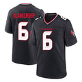 H.Texans #6 Reed Blankenship Player Navy Team Home Game BALCE Stitched Jerseys
