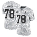NO.Saints #78 Erik McCoy Player Arctic Camo Salute To Service Limited Game BALCE Stitched Jerseys