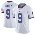 NY.Giants #9 Lsaiah Likely Player White Color Rush Home Game BALCE Stitched Jerseys