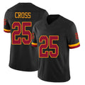 W.Commanders #25 Nick Cross Player Black Limited Vapor Home Game BALCE Stitched Jerseys