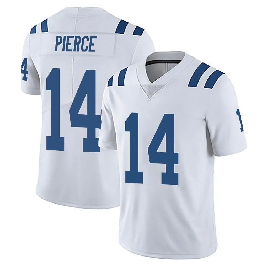IN.Colts #14 Alec Pierce Player White Limited Vapor Untouchable Home Game BALCE Stitched Jerseys