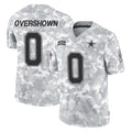 D.Cowboys #0 DeMarvion Overshown Player Arctic Camo Salute to Service Limited Home Game BALCE Stitched Jerseys
