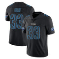 T.Titans #33 Cedric Gray Player Black Impact Limited Home Game BALCE Stitched Jerseys