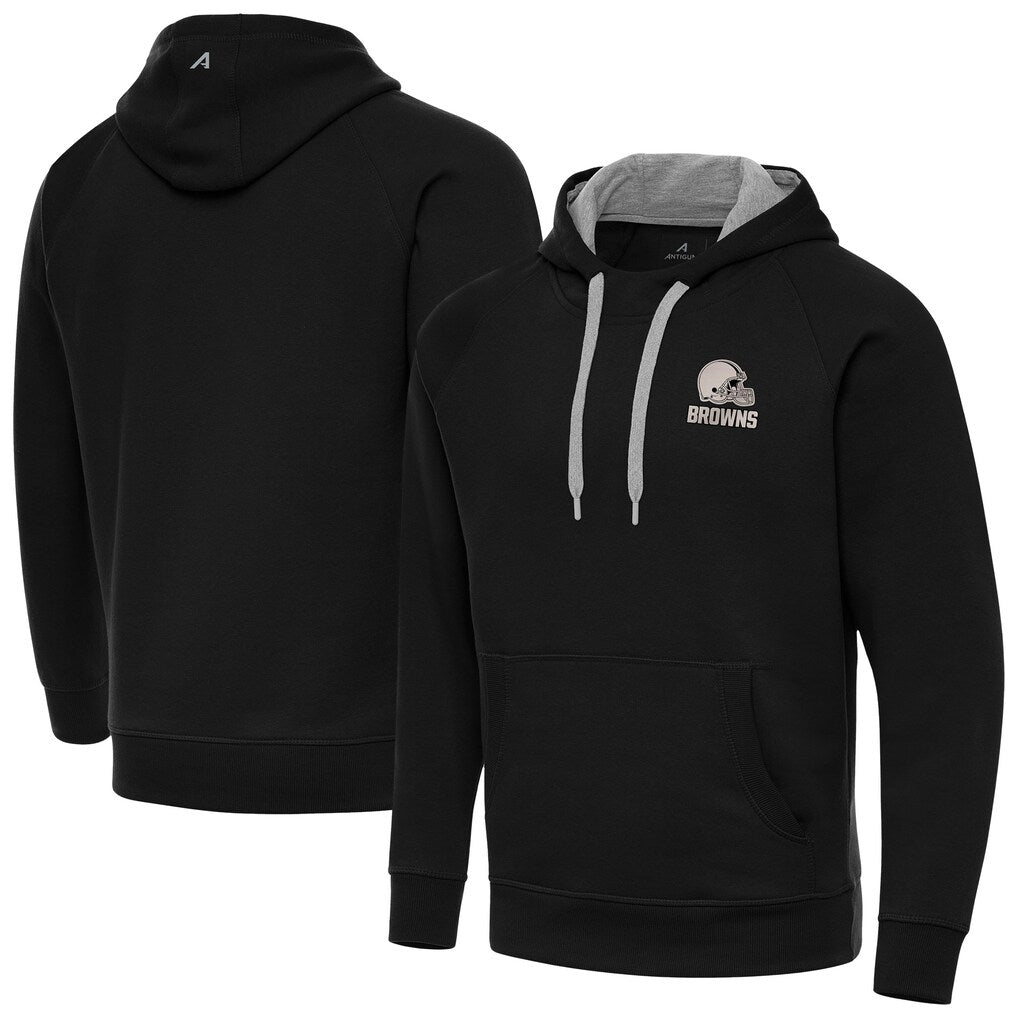 C.Browns ## Browns Blank Player Black Brushed Carbon Pullover Hoodie Limited BALCE Stitched Jerseys