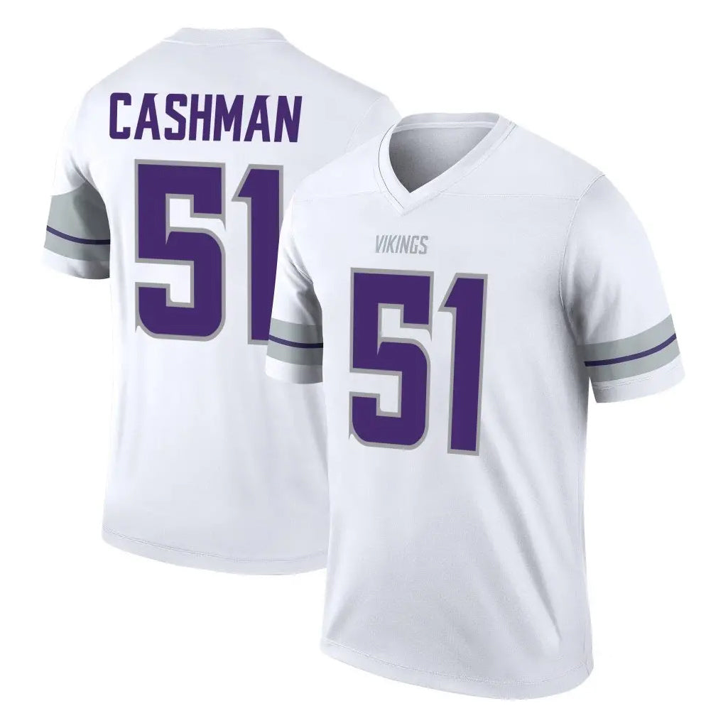 M.Vikings #51 Blake Cashman Player White Alternate Legend Home Game BALCE Stitched Jerseys