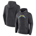 LA.Chargers ## Chargers Blank Player Gray Pullover Hoodies Home Game BALCE Stitched Jerseys
