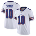 B.Bills #10 Khalil Shakir Player White Vapor Untouchable Limited BALCE Stitched Jerseys